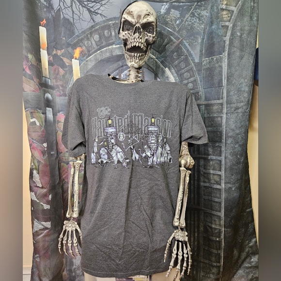 Disney Other - Disney Haunted Mansio Gray Graphic Tee